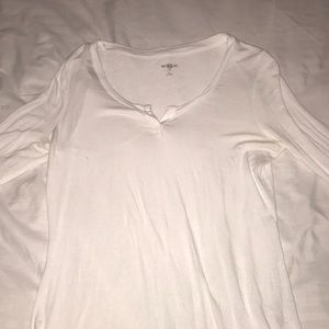 Long sleeve white shirt